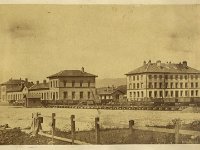 Južni kolodvor (danas zapadni) 1862. godine (Julije Huhn)